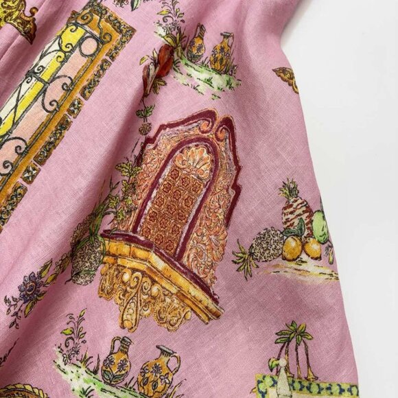 ALEMAIS Pink Printed Maxi Dress - Picture 11 of 16